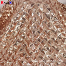 New Design Teardrop Shaped Large Sequin Fabric